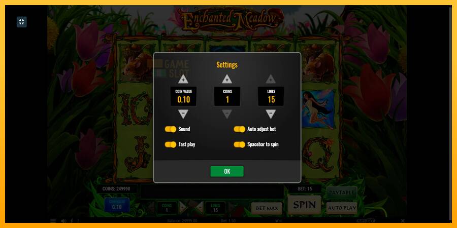 Enchanted Meadow automat për para të vërteta, foto 6