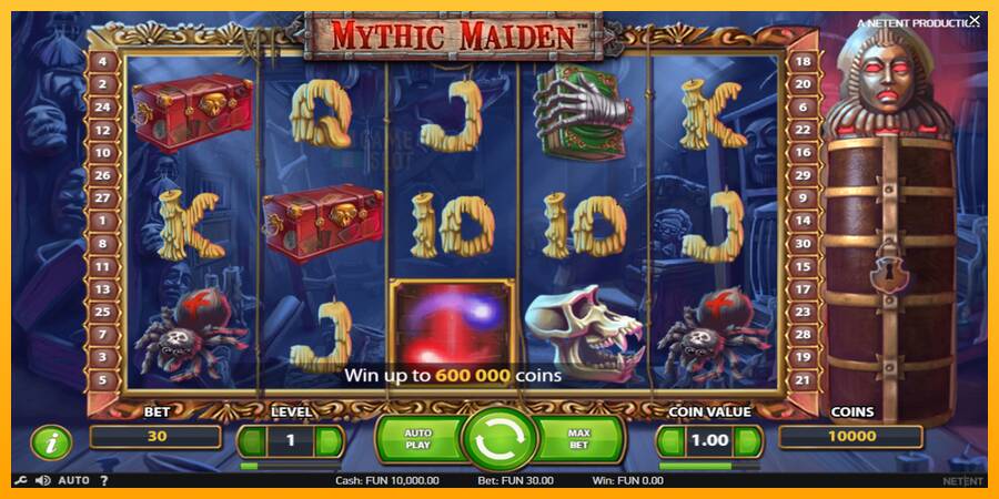 Mythic Maiden automat për para të vërteta, foto 1