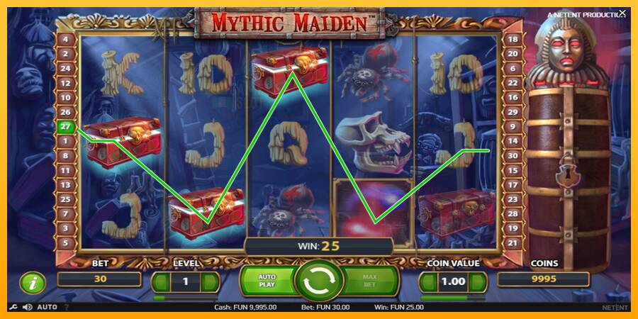 Mythic Maiden automat për para të vërteta, foto 2