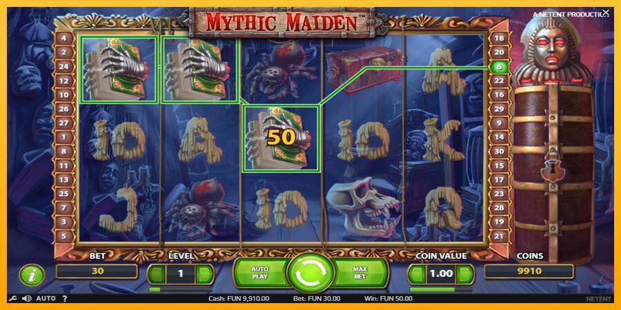 Mythic Maiden automat për para të vërteta, foto 4