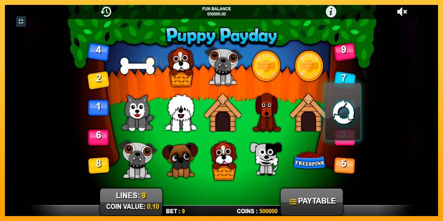 Puppy Payday automat për para të vërteta, foto 1