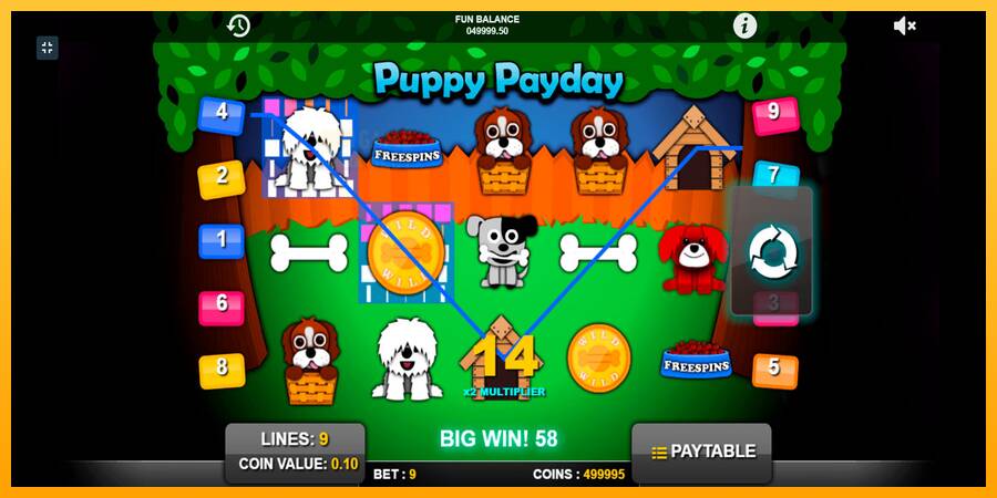 Puppy Payday automat për para të vërteta, foto 2