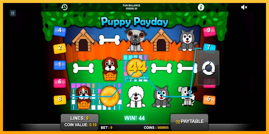 Puppy Payday automat për para të vërteta, foto 5