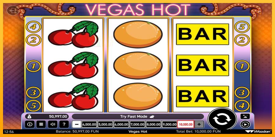 Vegas Hot automat për para të vërteta, foto 3