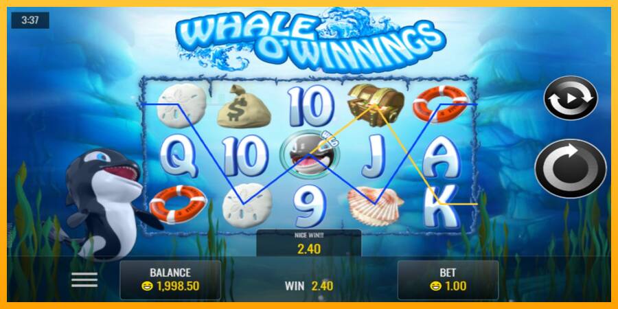 Whale O’Winnings automat për para të vërteta, foto 2