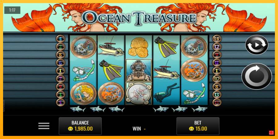 Ocean Treasure automat për para të vërteta, foto 1