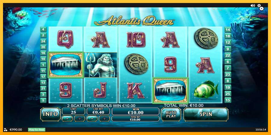 Atlantis Queen automat për para të vërteta, foto 2