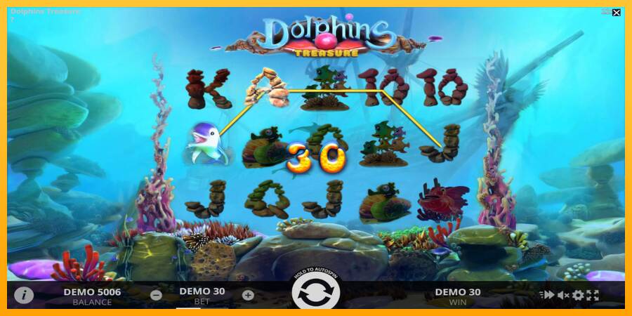 Dolphins Treasure automat për para të vërteta, foto 3