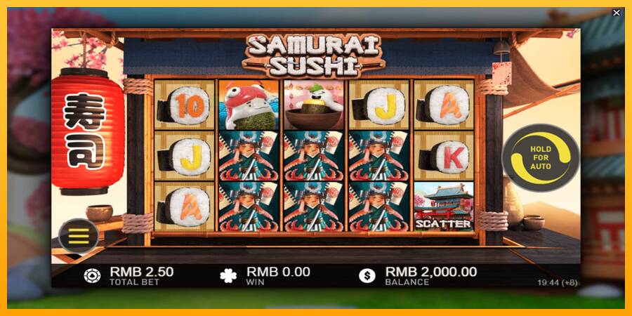 Samurai Sushi automat për para të vërteta, foto 2