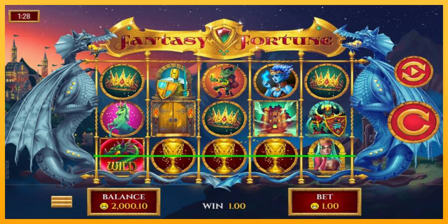 Fantasy Fortune automat për para të vërteta, foto 1