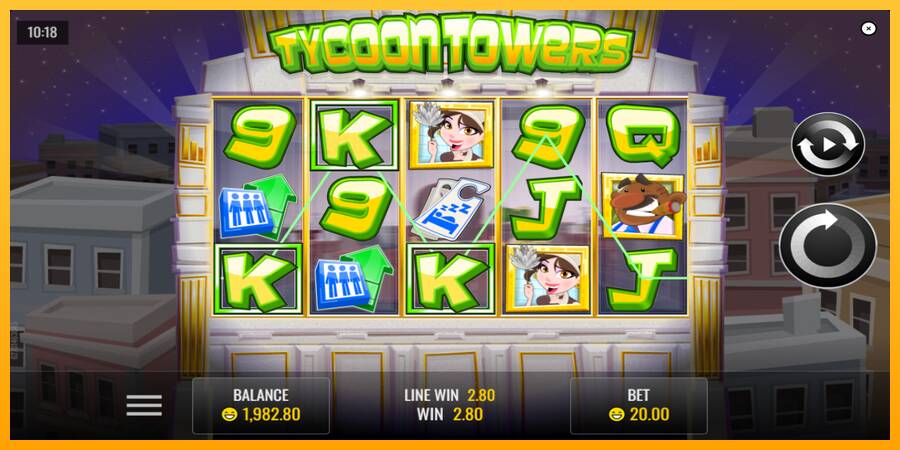 Tycoon Towers automat për para të vërteta, foto 3