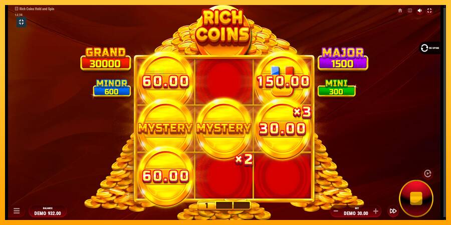 Rich Coins Hold and Spin automat për para të vërteta, foto 4