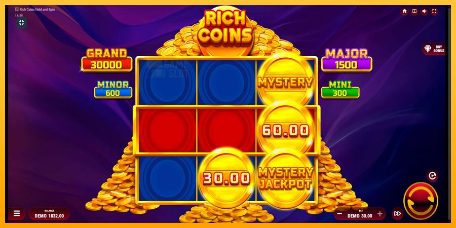 Rich Coins Hold and Spin automat për para të vërteta, foto 5