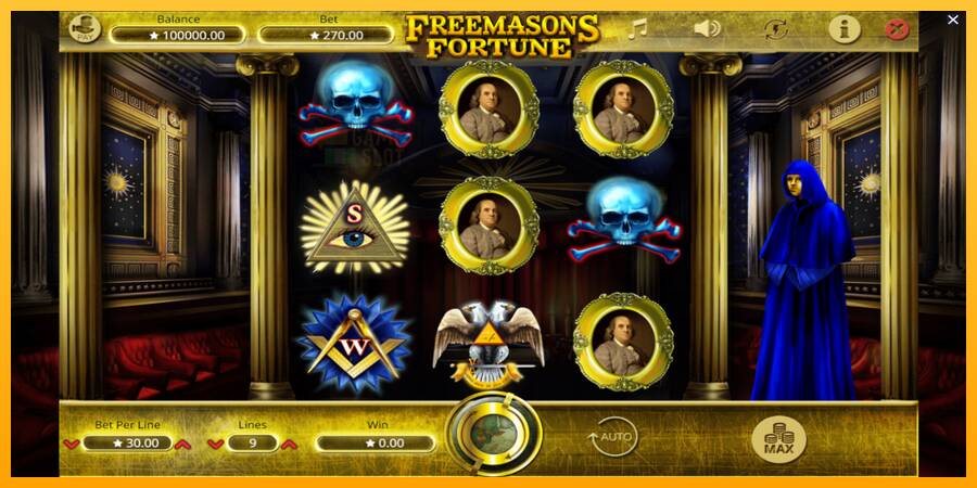 Freemasons Fortune automat për para të vërteta, foto 2