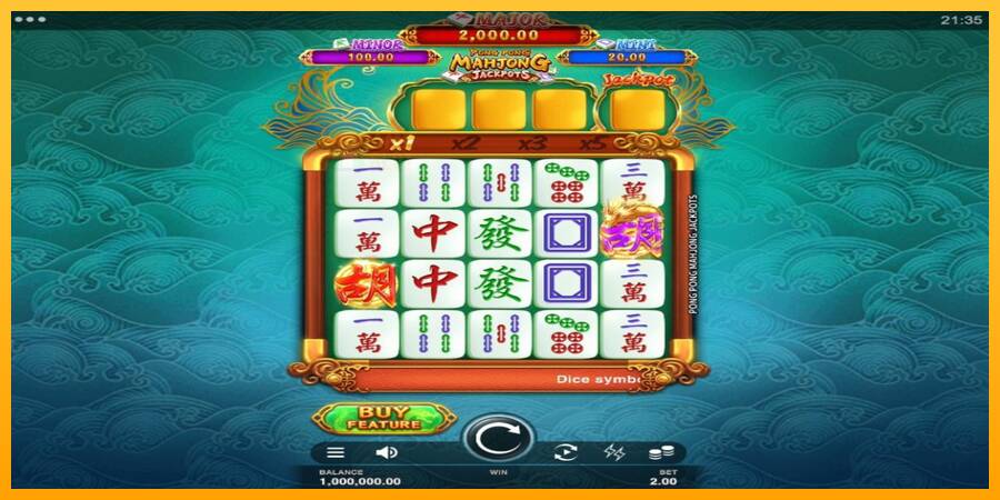 Pong Pong Mahjong Jackpots automat për para të vërteta, foto 1