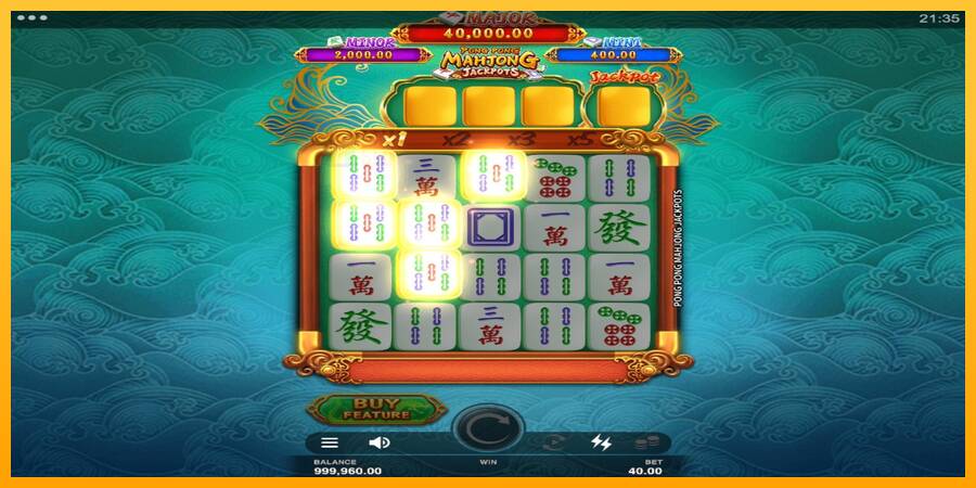 Pong Pong Mahjong Jackpots automat për para të vërteta, foto 2