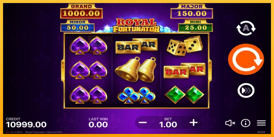 Royal Fortunator: Hold and Win automat për para të vërteta, foto 2