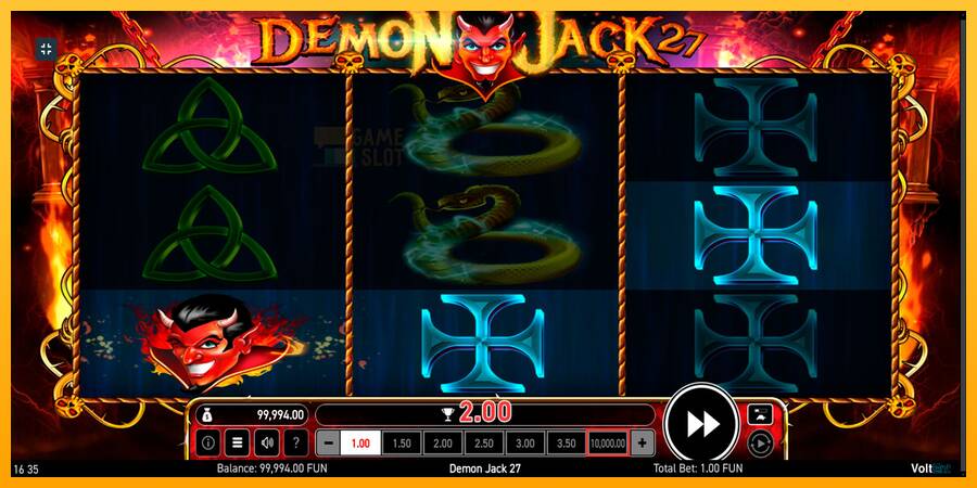 Demon Jack 27 automat për para të vërteta, foto 2