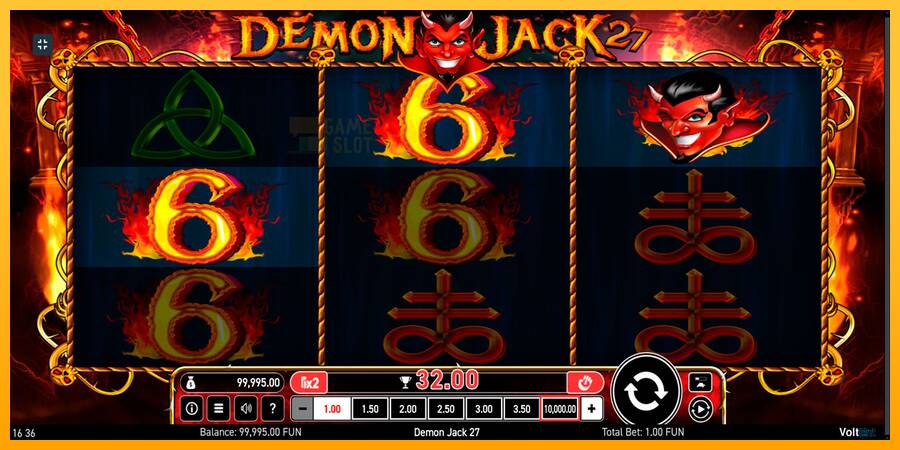 Demon Jack 27 automat për para të vërteta, foto 3