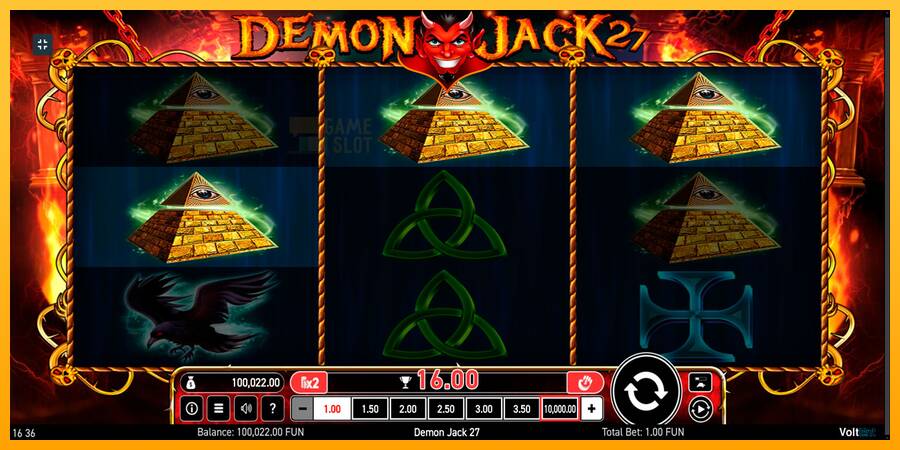 Demon Jack 27 automat për para të vërteta, foto 5