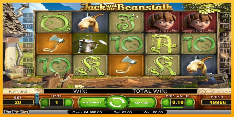 Jack’s Beanstalk automat për para të vërteta, foto 2