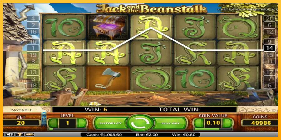 Jack’s Beanstalk automat për para të vërteta, foto 3