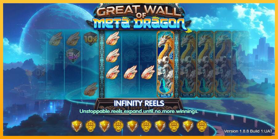 Great Wall of Meta Dragon automat për para të vërteta, foto 1