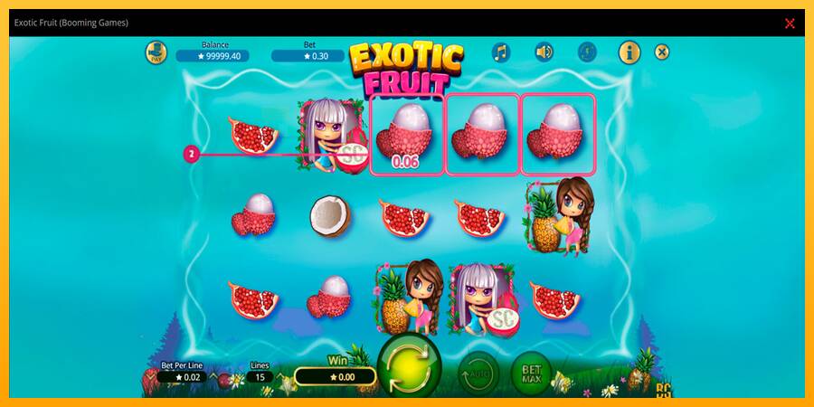 Exotic Fruit automat për para të vërteta, foto 2