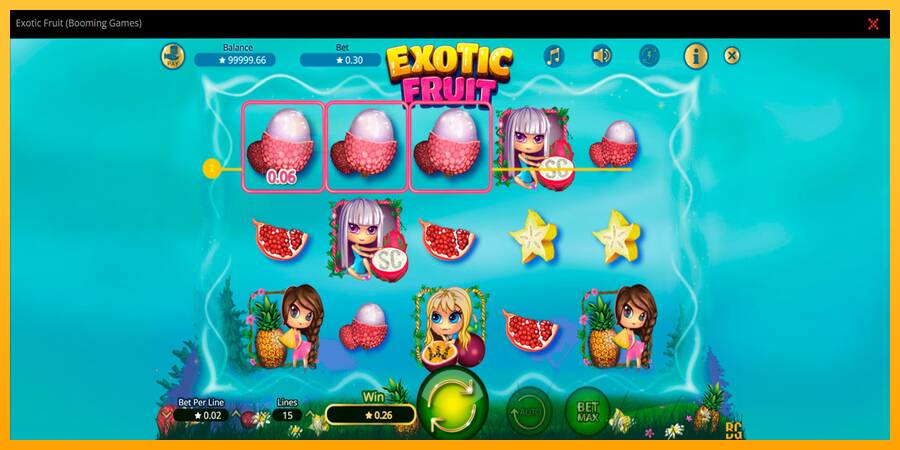 Exotic Fruit automat për para të vërteta, foto 4