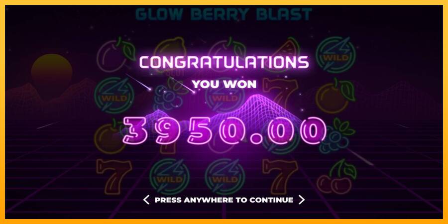 Glow Berry Blast automat për para të vërteta, foto 5