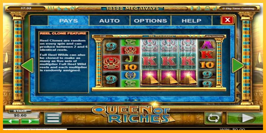 Queen of Riches automat për para të vërteta, foto 3