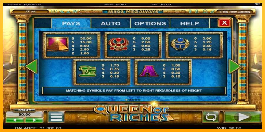 Queen of Riches automat për para të vërteta, foto 5