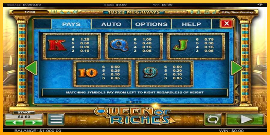 Queen of Riches automat për para të vërteta, foto 6