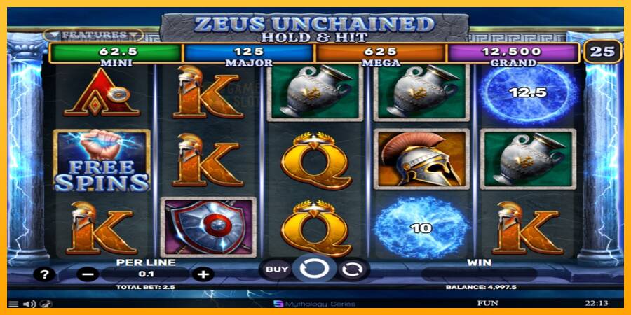 Zeus Unchained - Hold & Hit automat për para të vërteta, foto 2