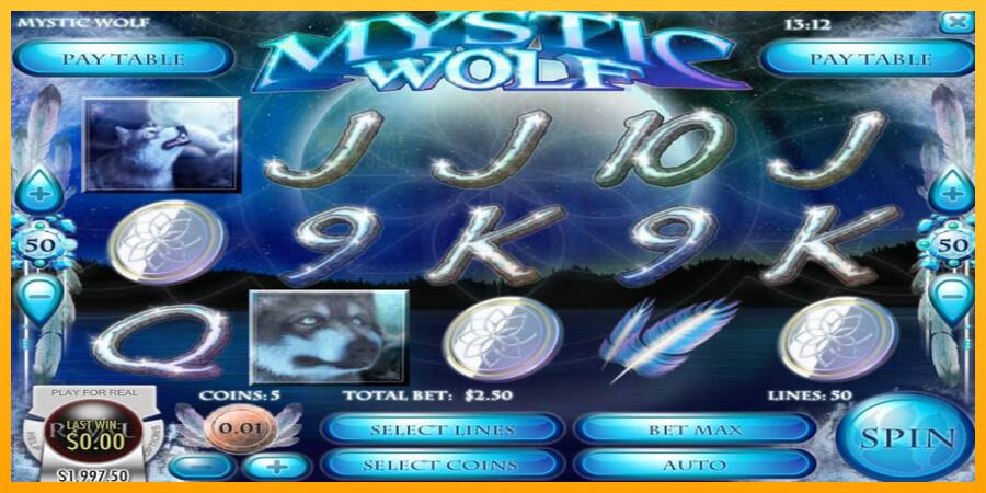 Mystic Wolf automat për para të vërteta, foto 1