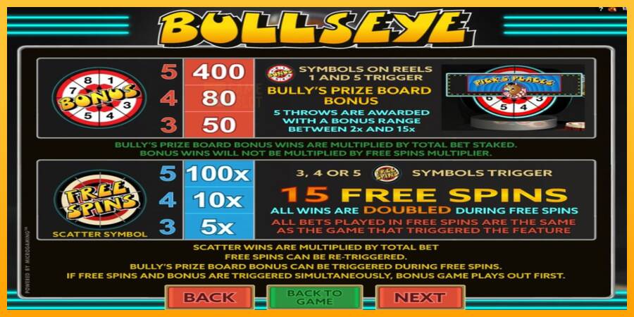 Bullseye automat për para të vërteta, foto 7