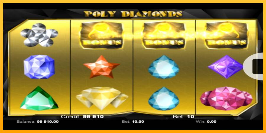 Poly Diamonds automat për para të vërteta, foto 3