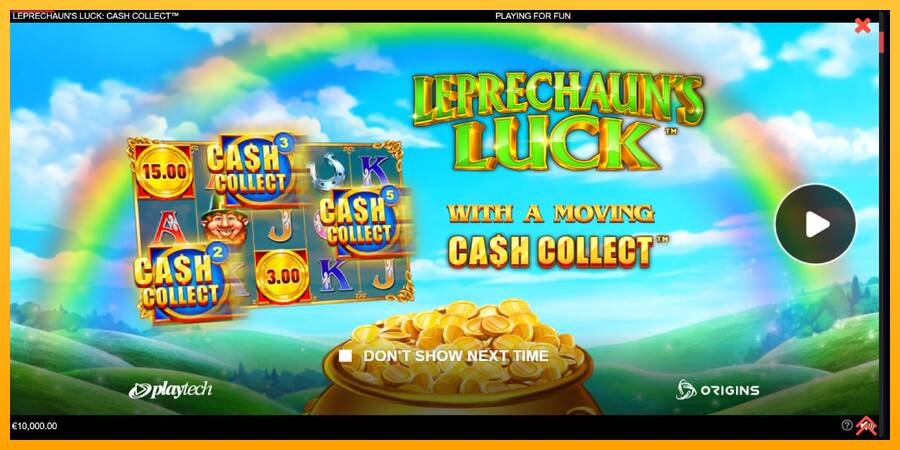 Leprechauns Luck Cash Collect Megaways PowerPlay Jackpot automat për para të vërteta, foto 1