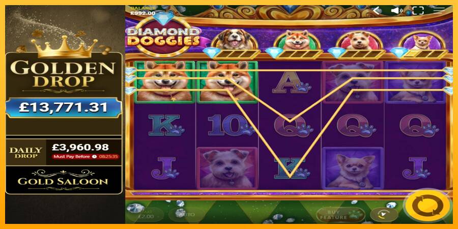 Diamond Doggies automat për para të vërteta, foto 2