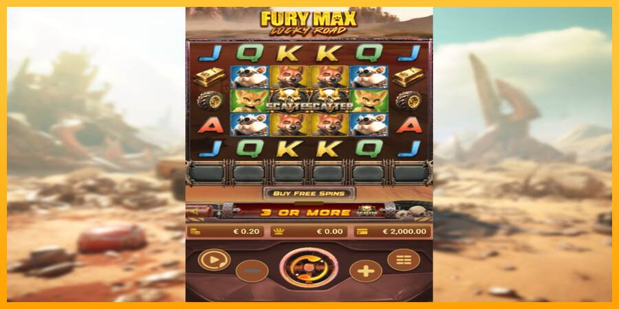 Fury Max Lucky Road automat për para të vërteta, foto 2