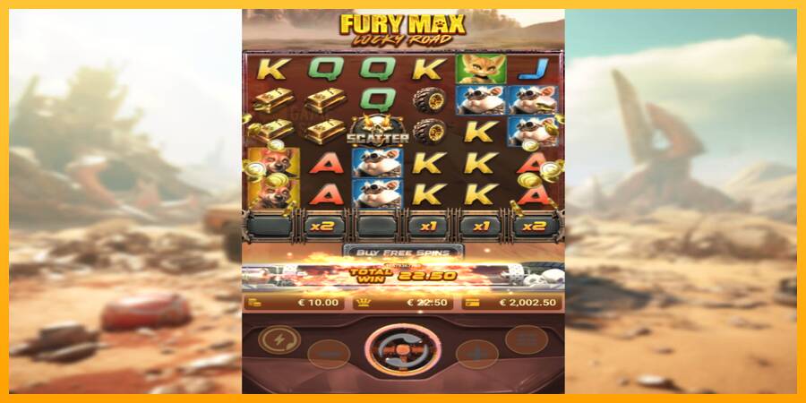 Fury Max Lucky Road automat për para të vërteta, foto 3