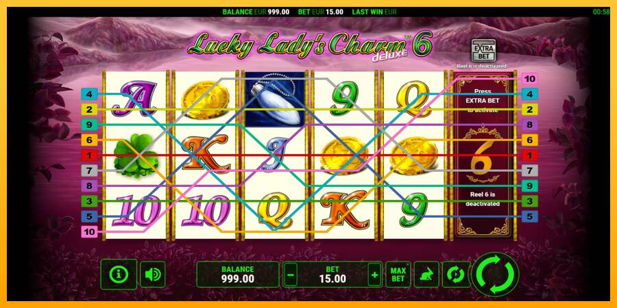 Lucky Ladys Charm Deluxe 6 automat për para të vërteta, foto 1