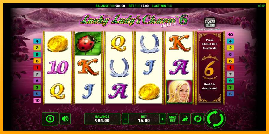 Lucky Ladys Charm Deluxe 6 automat për para të vërteta, foto 2