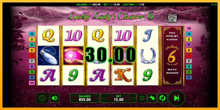 Lucky Ladys Charm Deluxe 6 automat për para të vërteta, foto 3