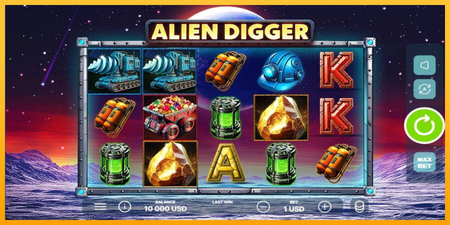 Alien Digger automat për para të vërteta, foto 1