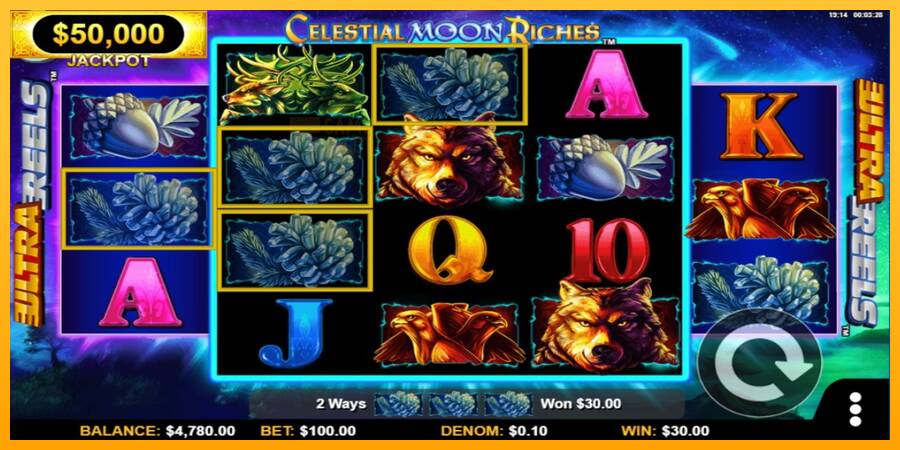 Celestial Moon Riches automat për para të vërteta, foto 4