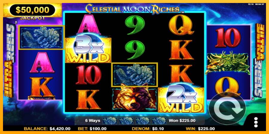 Celestial Moon Riches automat për para të vërteta, foto 5