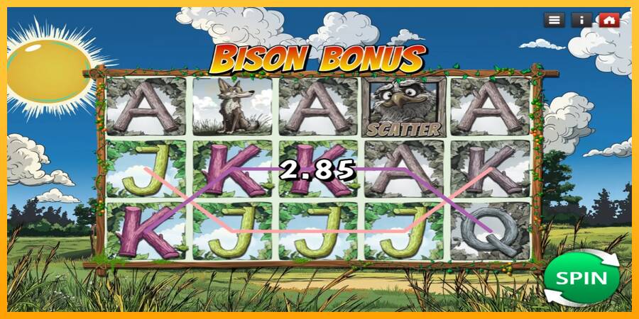 Bison Bonus automat për para të vërteta, foto 2