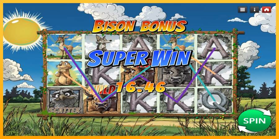 Bison Bonus automat për para të vërteta, foto 3