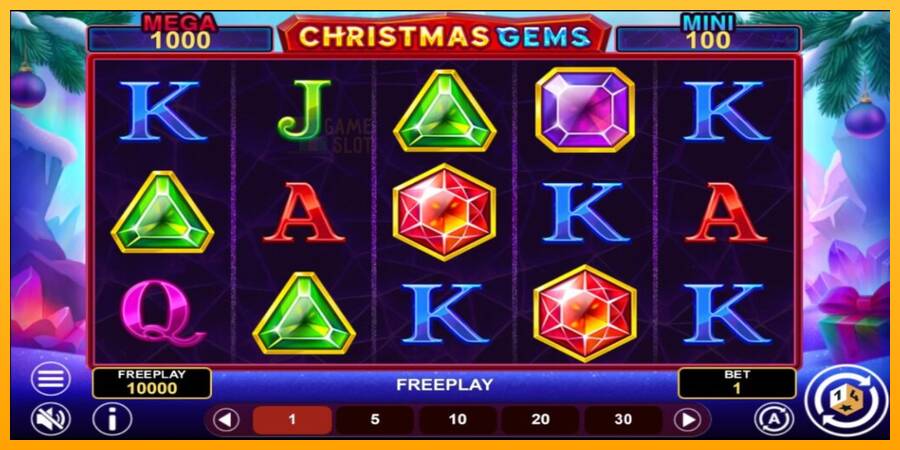 Christmas Gems Hold & Win automat për para të vërteta, foto 2